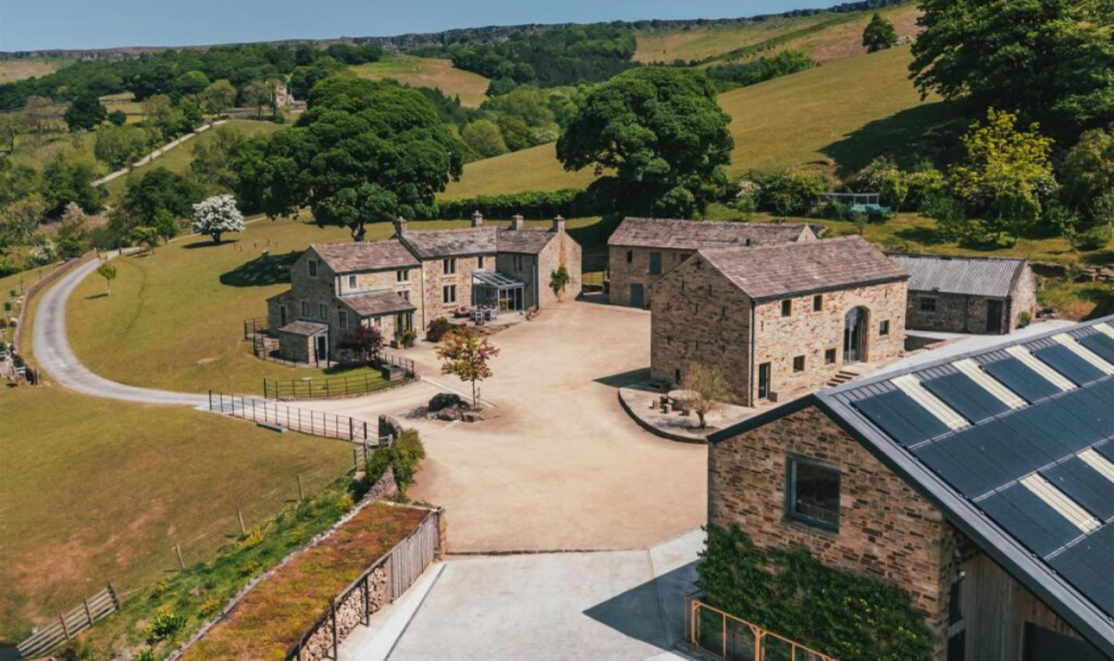 Inside dream Peak District estate with three homes, orchard & stunning views Stunning home