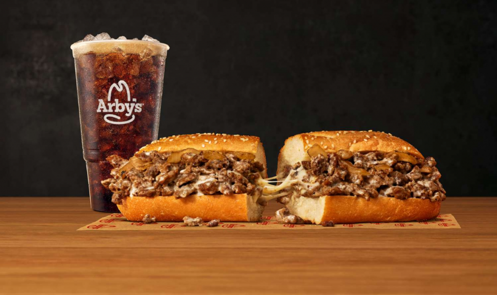 Arby's new Angus cheesesteak is now a permanent menu item Arby's new Angus cheesesteak joins menus permanently